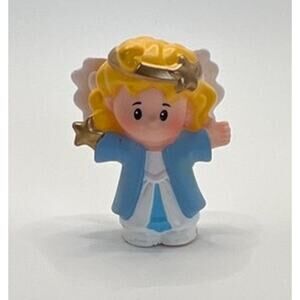 Fisher-Price Little People Christmas Nativity Angel With Star Blue Robe 2013